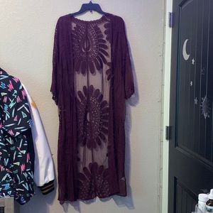 Rooted Soul full length lace kimono
